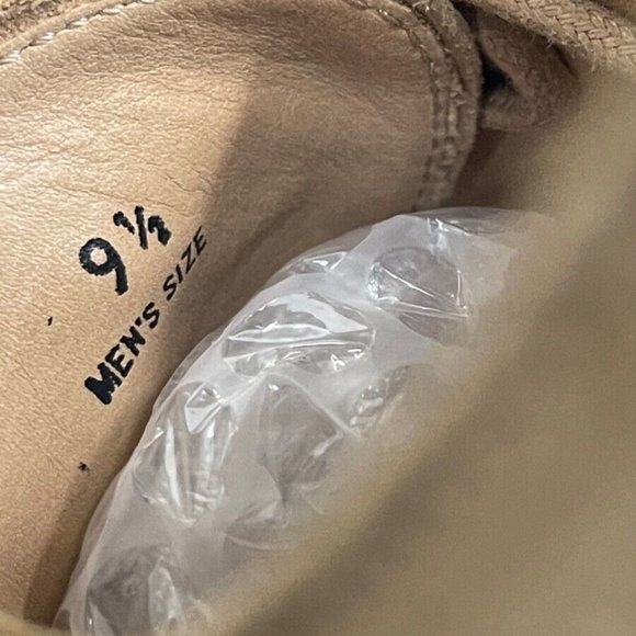 Tod's Men's Beige Suede Wingtip Oxford Dress Shoes Men's Size 9.5 Made In Italy - Picture 7 of 9